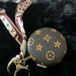 LV Compact Mirror Bag Charm